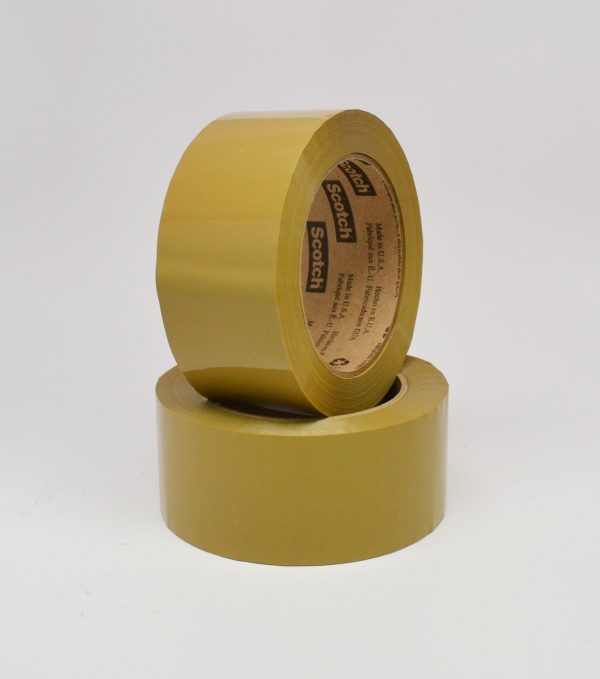 Packaging Tape Roll 48 Pack 3 Inch x 110 Yards Packing Tape Tan Brown