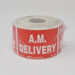 2" X 3" AM DELIVERY LABEL