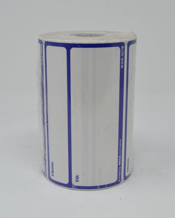 3" X 5" To From Labels (Blue) (500 Labels/Roll)