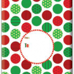 Jolly Print Large Tyvek Envelope 12" x 16" 6/Pk