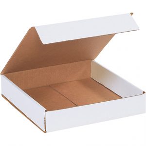 13-1/2 x 13-1/2 x 2" White Corrugated Mailer (10 Boxes) - RTTM-M506