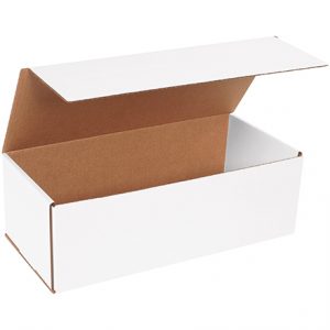 15-1/8 x 8-3/4 x 3" White Corrugated Mailer (10 Boxes) - RTTM-M502