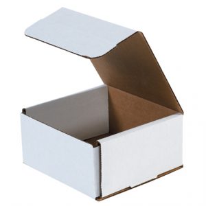6 x 6 x 3" White Corrugated Mailer (10 Boxes)