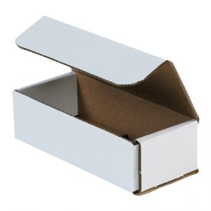 7-1/2 x 3-1/4 x 2-1/4" White Corrugated Mailer (10 Boxes)