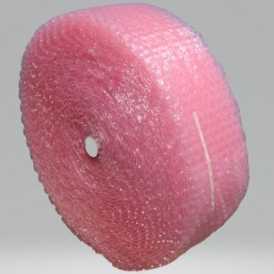 Large Barrier Bubble 12" x 250' Pink Anti-Static (Roll)