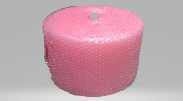 Large Barrier Bubble 24" x 250' Pink Anti-Static (Roll)