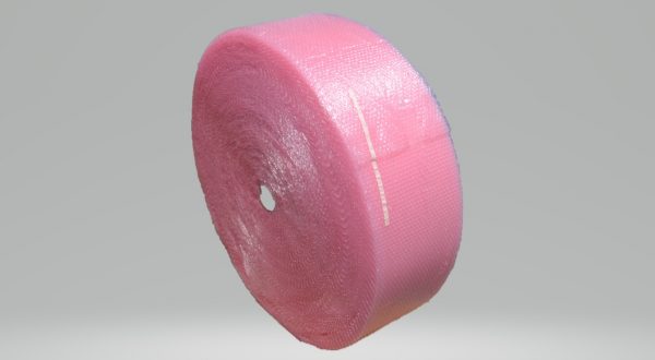 Small Barrier Bubble 12" x 750' Pink Anti-Static (Roll)