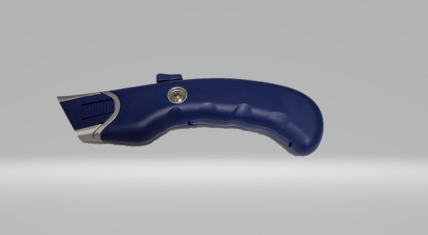 TOP ACTUATED RETRACTING KNIFE (BLUE) (CA Only)