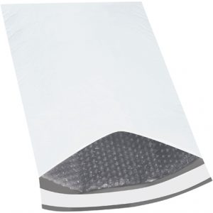 #6 12-1/2" x 18-1/4" White Poly Bubble Mailers (50 Mailers)