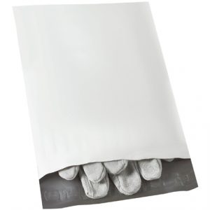 14-1/2" X 19" White Poly Mailers Bulk (500 Mailers)