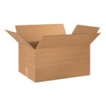 24 x 16 x 12 Box (-10-8) Kraft RSC Vari-depth Box (10 Boxes)